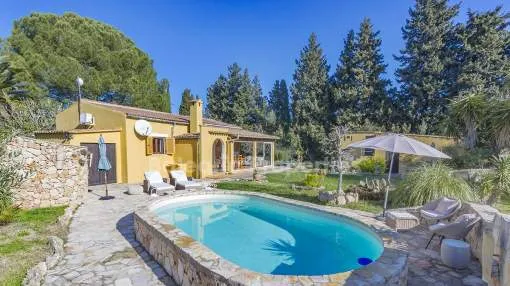 Charming villa with mountain views and pool for sale near Pollensa, Mallorca Charming villa with mountain views and pool for sale near Pollensa, Mallorca