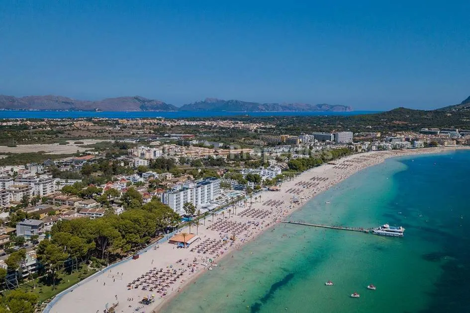 Project of new houses for sale close to the beach in Puerto Alcudia, Mallorca