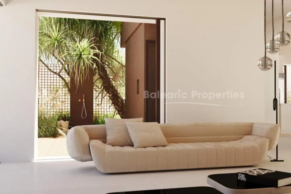 Beautiful project of a detached house overlooking Palma Bay for sale in Pórtol, Mallorca