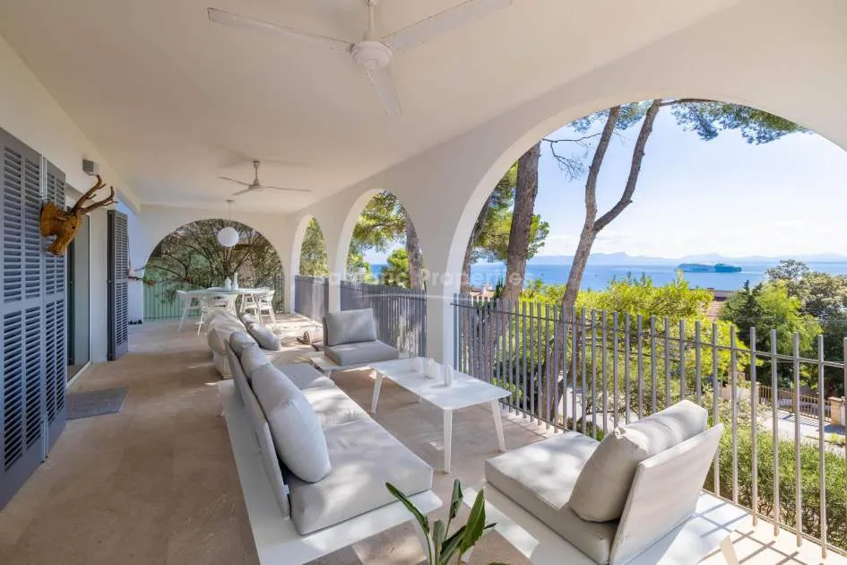 Detached sea view villa for sale close to Puerto Alcúdia, Mallorca