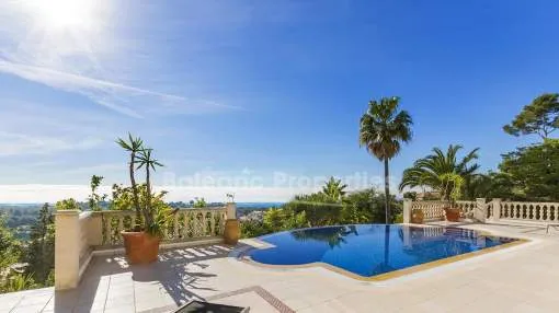 Elevated luxury villa with panoramic views for sale in Bendinat, Mallorca Elevated luxury villa with panoramic views for sale in Bendinat, Mallorca