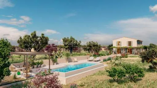 Incredible new finca for sale between Santa Maria and Alaró, Mallorca Incredible new finca for sale between Santa Maria and Alaró, Mallorca