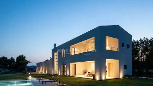 Immaculate new villa with mountain views for sale in Santa Maria, Mallorca Immaculate new villa with mountain views for sale in Santa Maria, Mallorca