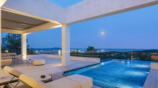 Magnificent new sea view villa with spa, for sale in Son Vida, Mallorca