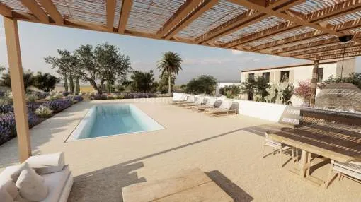 Fabulous finca project for sale between Algaida and Llucmajor, Mallorca Fabulous finca project for sale between Algaida and Llucmajor, Mallorca