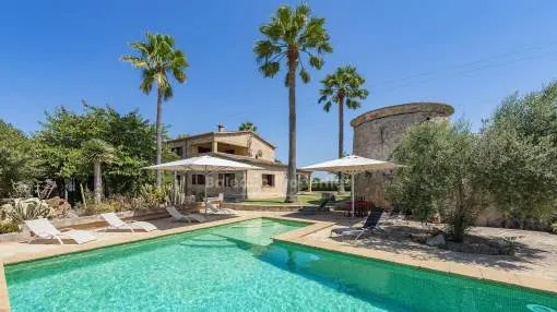 Countryside oasis with holiday license for sale close the town in Sa Pobla, Mallorca