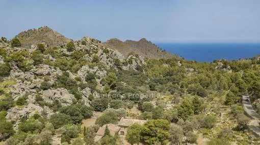 Impressive country estate to be restored for sale in Escorca, Mallorca