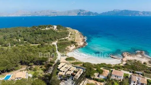 Exclusive beachfront villa project for sale in Alcudia, Mallorca