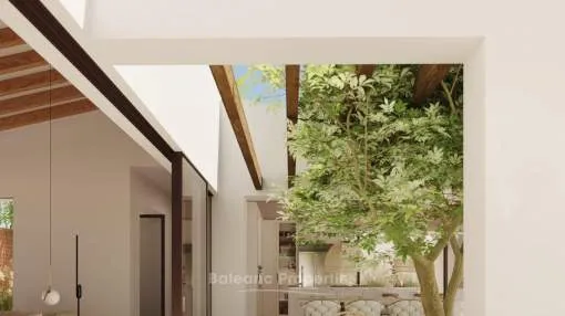 Contemporary sea view villa project for sale in Pòrtol, Mallorca Contemporary sea view villa project for sale in Pòrtol, Mallorca