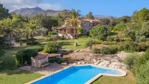 Wonderful luxury finca for sale in a privileged area of Pollensa, Mallorca
