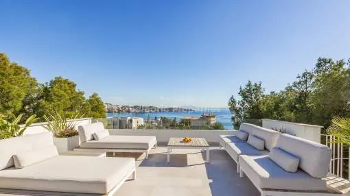 Two outstanding duplex penthouses with a roof terrace for sale in Cas Català, Mallorca Two outstanding duplex penthouses with a roof terrace for sale in Cas Català, Mallorca
