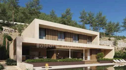 Modern luxury villa with heated pool for sale in Son Vida, Mallorca