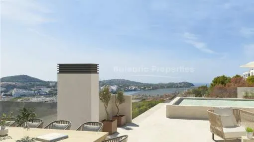New luxury penthouse with pool for sale in Santa Ponsa, Mallorca New luxury penthouse with pool for sale in Santa Ponsa, Mallorca