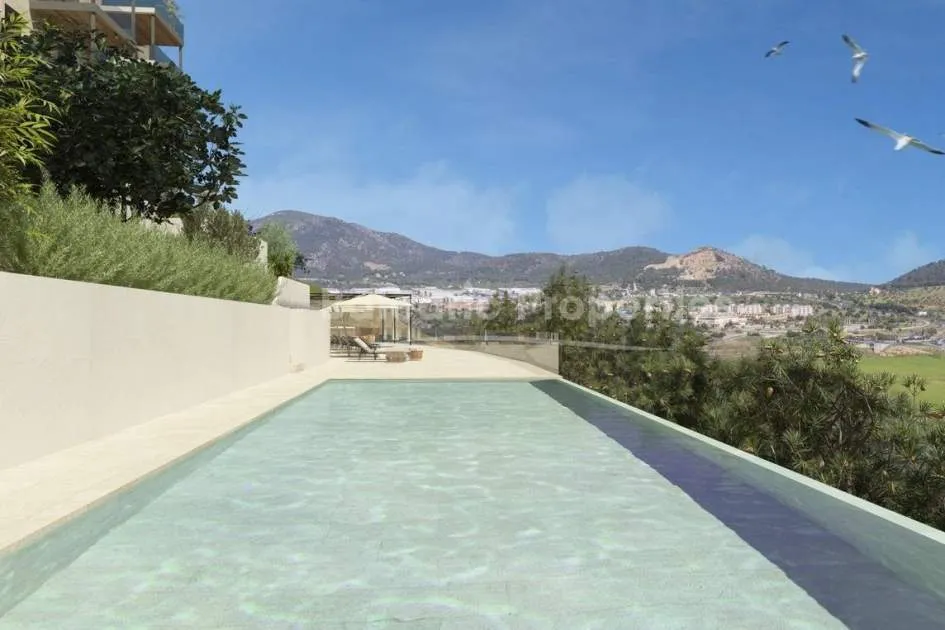 New development penthouse with pool for sale in Santa Ponsa, Mallorca