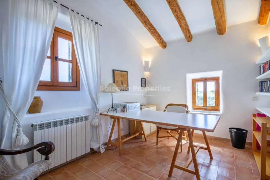 Renovated rustic finca with panoramic views for sale in Artá, Mallorca