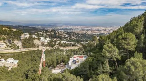 Exclusive hillside plot for sale in a prestigious area of Son Vida, Mallorca