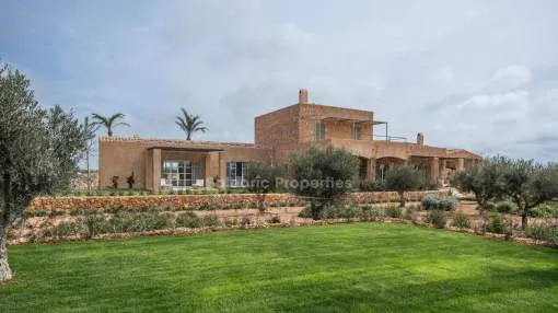 Elegant new villa for sale in the peaceful countryside of Sa Rapita, Mallorca