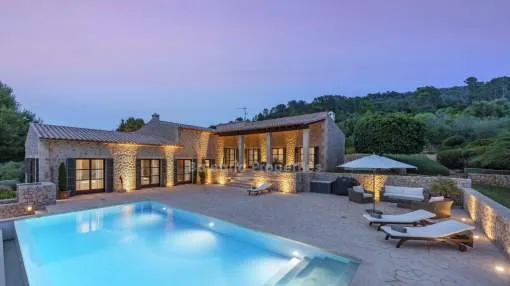 Luxury finca with immaculate gardens for sale in Sant Llorenç, Mallorca
