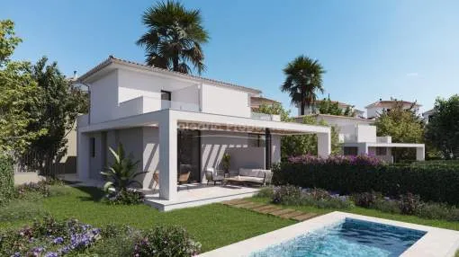 Residential villas for sale close to the beach in Cala Romantica, Manacor