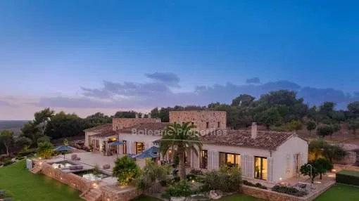 Luxury country villa with sea views for sale near Santanyí, Mallorca