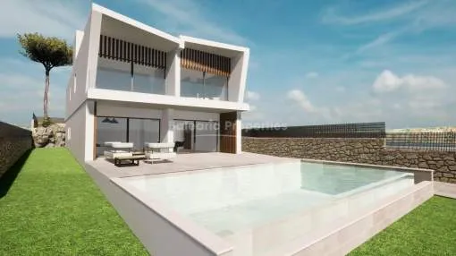 Modern villa for sale close to the beach in Son Verí Nou, near Palma de Mallorca