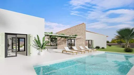High-quality project for sale in a residential area near Portol, Mallorca