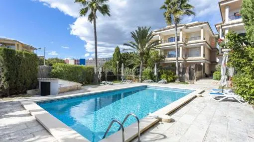 Apartment with terrace and community pool for sale in Portals Nous, Mallorca Apartment with terrace and community pool for sale in Portals Nous, Mallorca