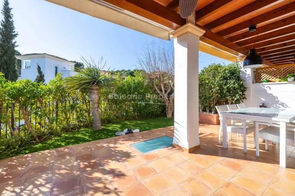 Beautiful townhouse at the golf course with views for sale in Camp de Mar, Mallorca