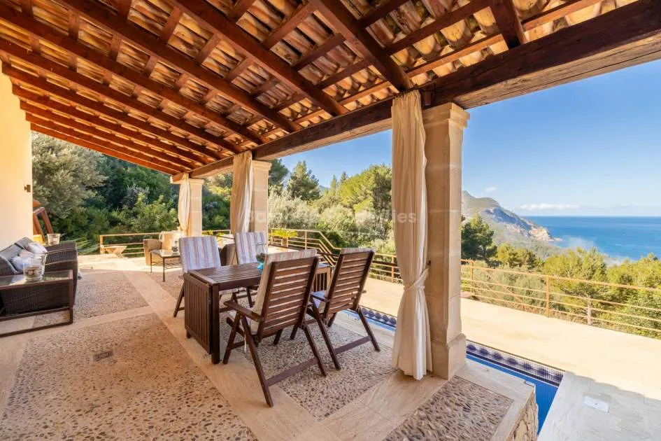 Sea view countryside villa for sale in Valldemossa, Mallorca