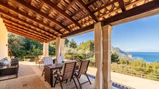 Sea view countryside villa for sale in Valldemossa, Mallorca