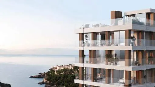 Seaview apartment with luxury facilities for sale in Bendinat, Mallorca
