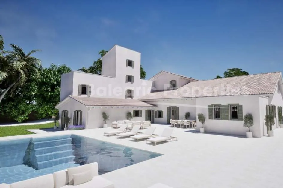 Outstanding villa for sale in the exclusive area of Mas Pal, Mallorca