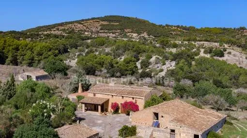 Mallorcan estate with 50 hectares of land for sale in Sant Llorenc, Mallorca