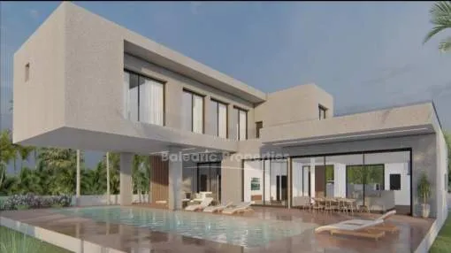 New sea view villa under construction, for sale in Sol de Mallorca New sea view villa under construction, for sale in Sol de Mallorca