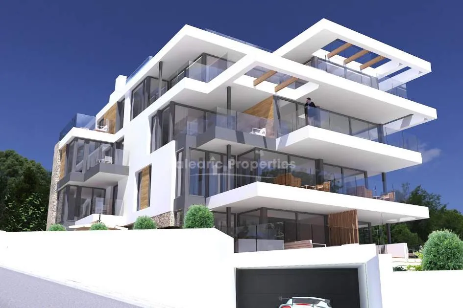 Newly built apartment with stunning sea views for sale in Sant Agusti, Mallorca