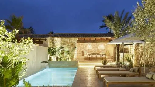 Luxurious townhouse under construction, for sale in Santanyi, Mallorca
