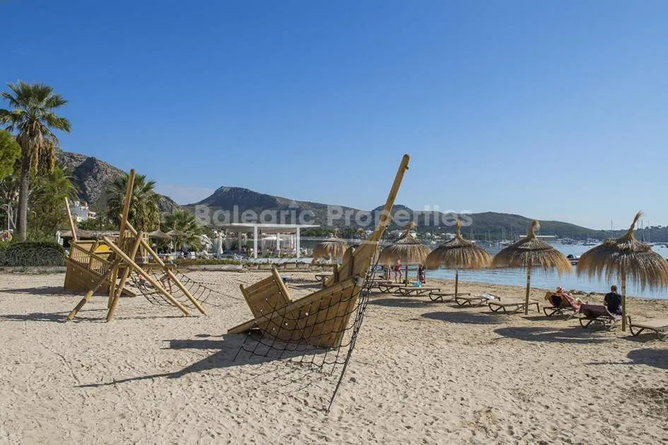 Fantastic penthouse apartment for sale by the sea in Puerto Pollensa, Mallorca 