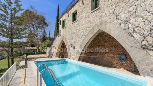 Fantastic Villa with Guest House Overlooking Valldemossa and Mountains
