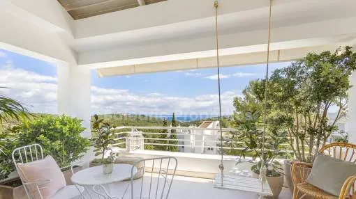 Sea view apartment with community pool for sale near Palma, Mallorca Sea view apartment with community pool for sale near Palma, Mallorca