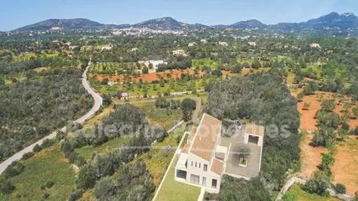 Modern country house project for sale near Santanyí, Mallorca Modern country house project for sale near Santanyí, Mallorca