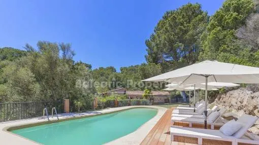 Spacious finca with a 6 hectare plot for sale in Puerto Andratx, Mallorca Spacious finca with a 6 hectare plot for sale in Puerto Andratx, Mallorca