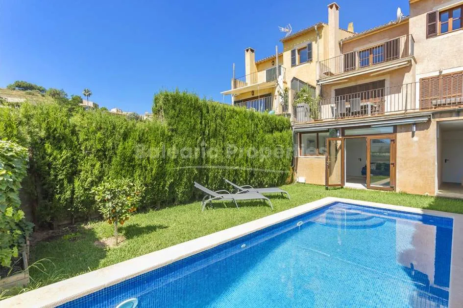 Delightful village house with pool and garden for sale in Puigpunyent, Mallorca