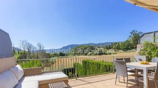 Delightful village house with pool and garden for sale in Puigpunyent, Mallorca Delightful village house with pool and garden for sale in Puigpunyent, Mallorca