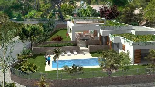 Exclusive villa for sale in top area in Sol de Mallorca Exclusive villa for sale in top area in Sol de Mallorca