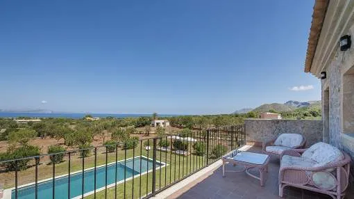 Stunning, sea view country property for sale near Colonia San Pere, Mallorca Stunning, sea view country property for sale near Colonia San Pere, Mallorca