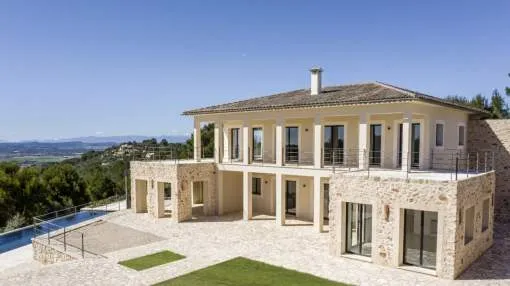 Stunning newly built villa with designer finishes for sale near Felanitx, Mallorca Stunning newly built villa with designer finishes for sale near Felanitx, Mallorca