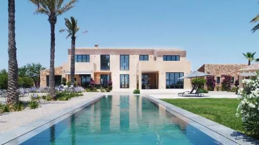 Impressive finca with sea views for sale in Santanyi, Mallorca Impressive finca with sea views for sale in Santanyi, Mallorca