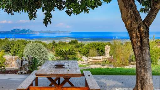 Sea view finca for sale in the peaceful countryside of San Lorenzo, Mallorca Sea view finca for sale in the peaceful countryside of San Lorenzo, Mallorca