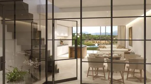Four bedroom town house with gorgeous views for sale in Llubi, Mallorca Four bedroom town house with gorgeous views for sale in Llubi, Mallorca