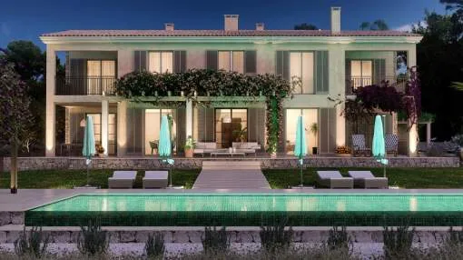 Luxury country mansion with distant sea views for sale in Santanyi, Mallorca Luxury country mansion with distant sea views for sale in Santanyi, Mallorca
